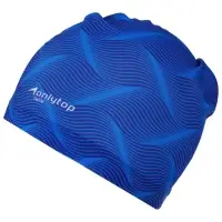 Шапочка для плавания мужская ONLYTOP Swim, тканевая, обхват 54-60 см
