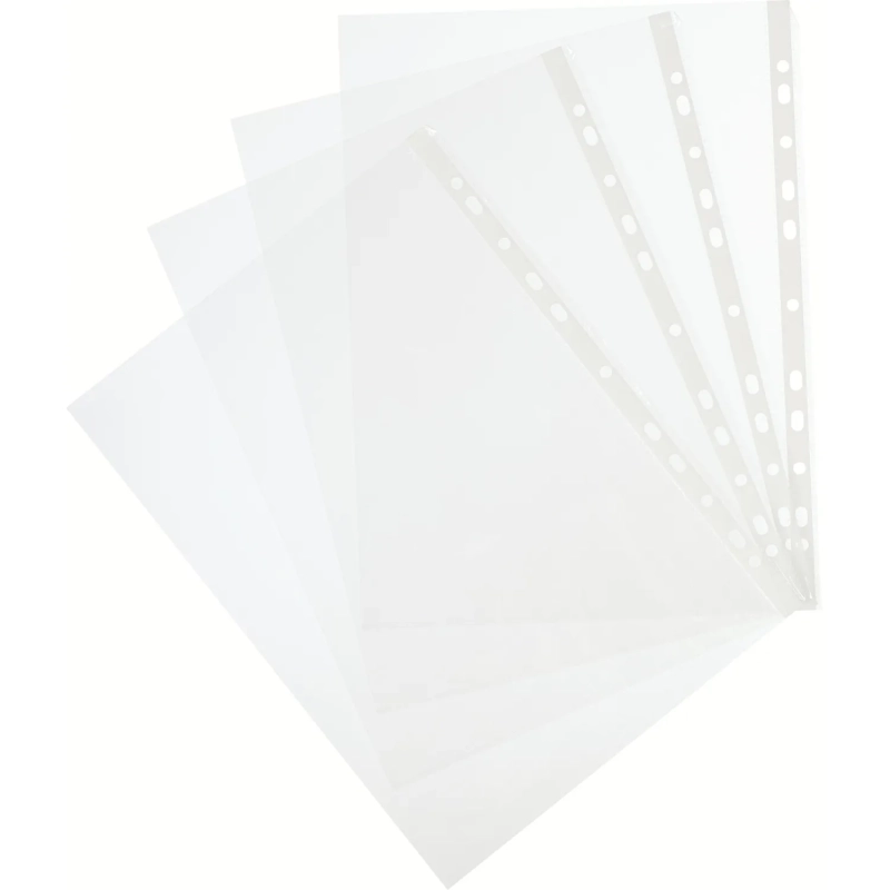 Файл-вкладыш Стандарт  А4 30мкм Attache с  перфорацией,100 шт