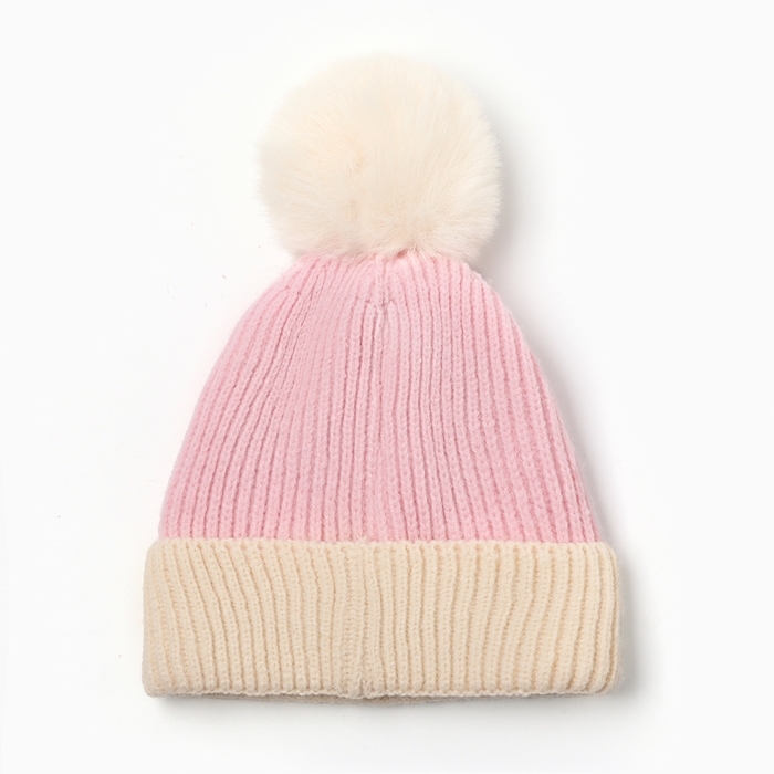 Шапка детская MINAKU, цв.розовый, р-р 48-50