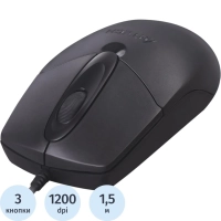 Мышь компьютерная A4Tech (OP-720 PS2 (BLACK)) оптическая (1000dpi/3but)