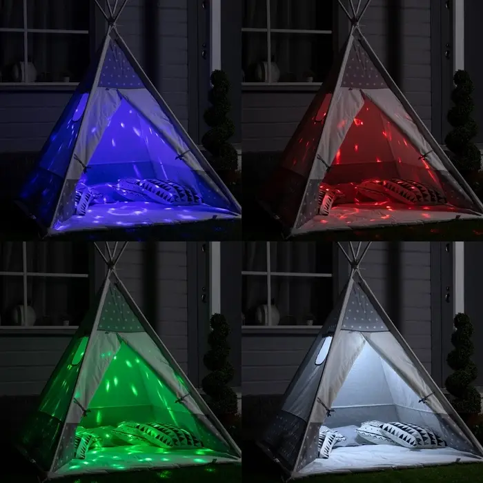 Садовый светильник &laquo;Диско-шар&raquo;, уличный, на солнечной батарее, 13&times;6&times;13 см, 6 LED, пульт ДУ, свечение RGBW