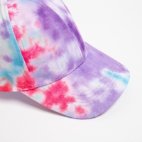 Кепка женская Tie-dye MINAKU, цвет фиолетовый, размер 54-56