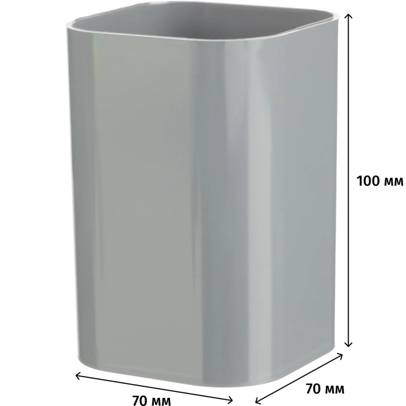 Подставка-стакан для канцелярских принадл-ей Attache Selection серый