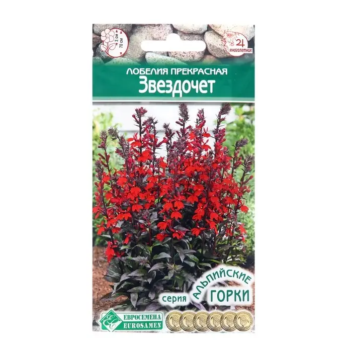 Семена Лобелия прекрасная  Семена Лобелия прекрасная "Звездочет",  3 шт