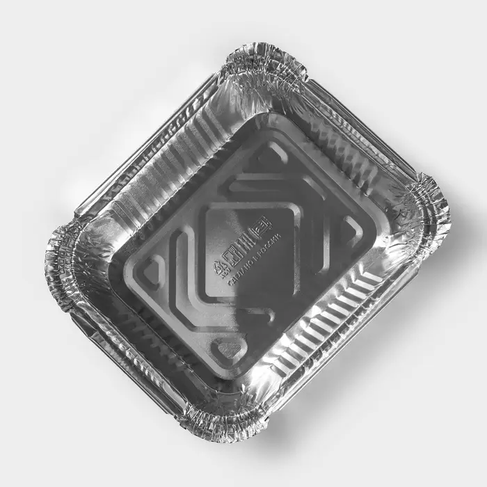 Форма из фольги для выпечки и запекания Доляна, 430 мл, 14×11,5×4,5 см Форма из фольги для выпечки и запекания Доляна, 430 мл, 14×11,5×4,5 см