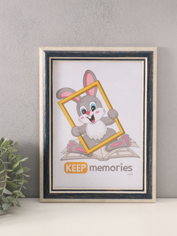 Фоторамка пластик "Рамин" 21х30 см, 1008-4001/9 синий