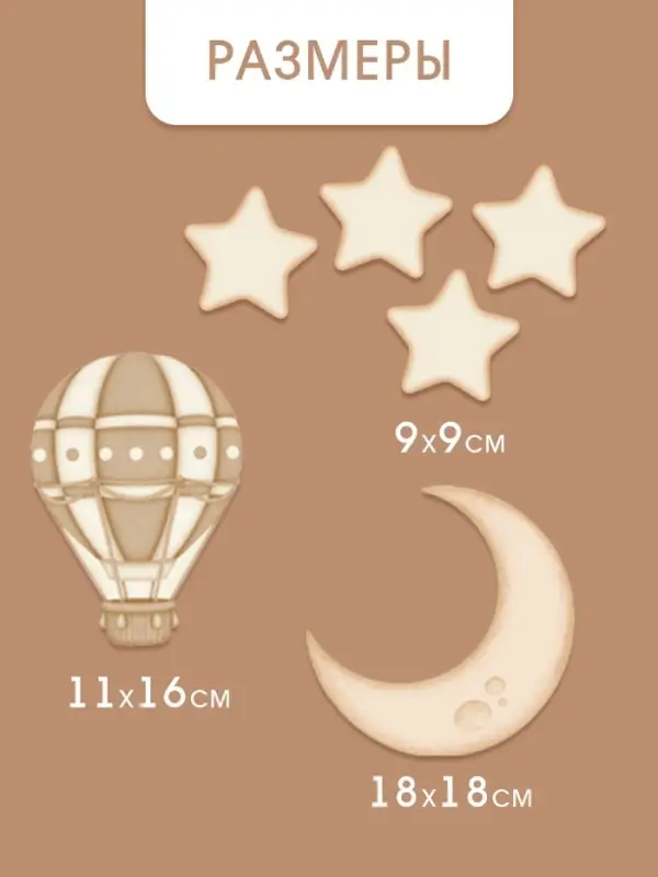 Набор оформительский &laquo;1 годик&raquo; универсальный, 11 предметов