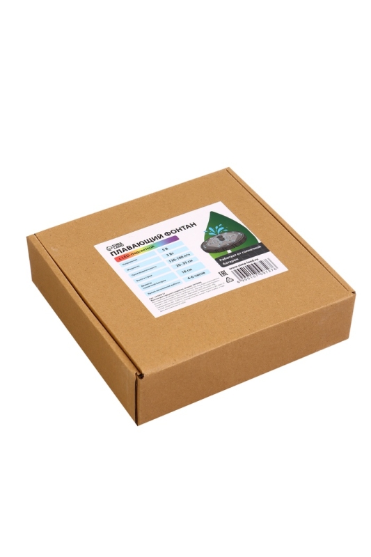 Фонтан на солнечной батарее,  h=0,55 метра, 180 л/ч, 7 Вт,  LED-подсветка, JT-180-36LED Фонтан на солнечной батарее,  h=0,55 метра, 180 л/ч, 7 Вт,  LED-подсветка, JT-180-36LED