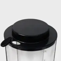 Башня пивная WoodPlast, колба 3 л, ёмкость для льда 3 л, 18.5&times;18.5&times;54 см, пластик, чёрная, коричневая