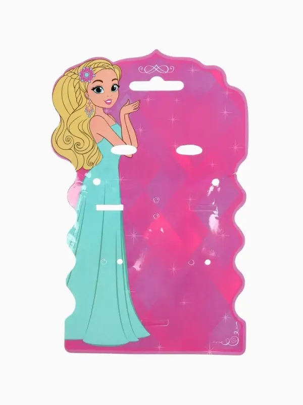 Набор детский &laquo;Выбражулька&raquo; 4 предмета: бусы, браслет d=6 см, клипсы, кольцо, бабочка