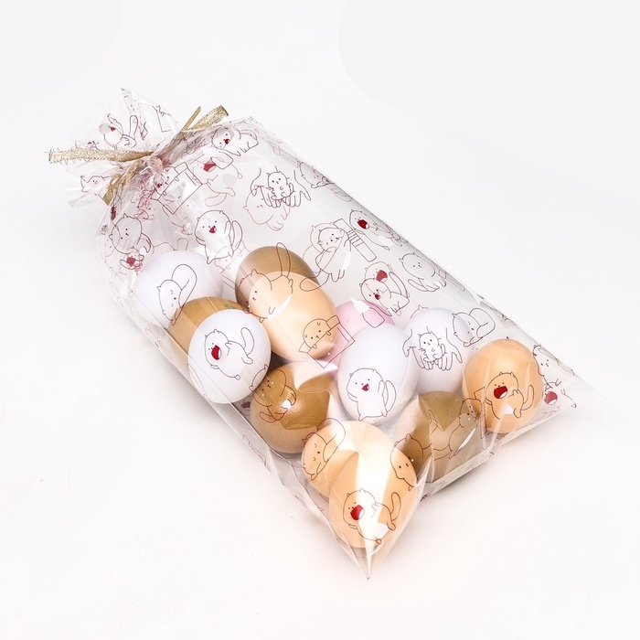 Пакет фасовочный БОПП, Пакет фасовочный БОПП, "Котики" 20*35 см набор 50 шт