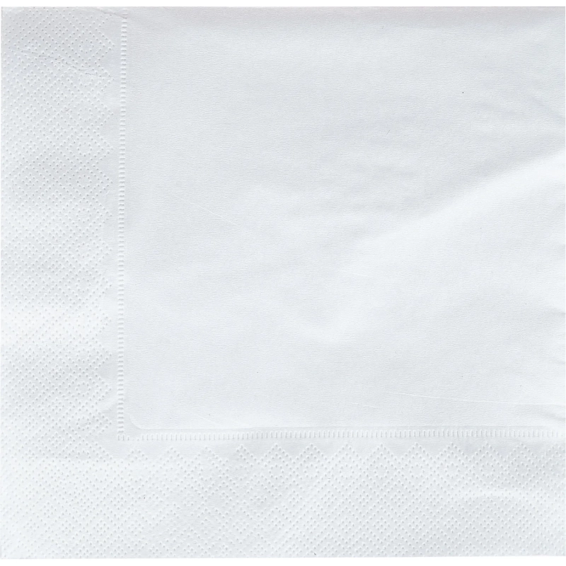 Салфетки бумажные Luscan 2сл 33х33см белые 200шт/уп