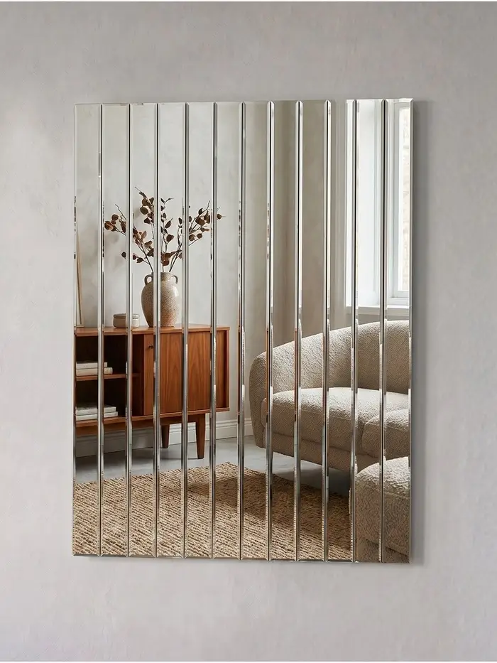 Зеркало настенное TAKE IT EASY &laquo;Линии&raquo;, 20 шт., акриловое, на клеевой основе, 30&times;3 см