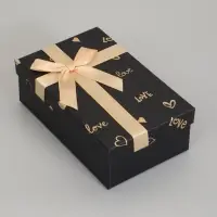 Набор подарочных коробок 3 в 1, прямоугольные 23&times;16&times;9.5 21&times;14&times;8.0 19&times;12&times;6.5 см