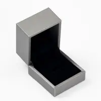 Футляр под кольцо &laquo;Квадро&raquo; классический, 6.5&times;6&times;5.5 см, серый