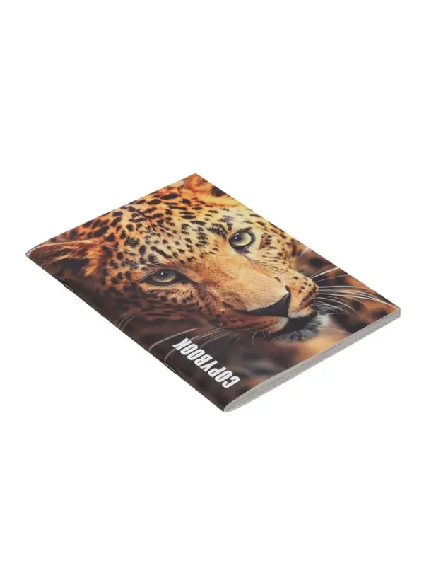 Тетрадь А4, 96 листов в клетку &laquo;Ягуар&raquo;, серые листы