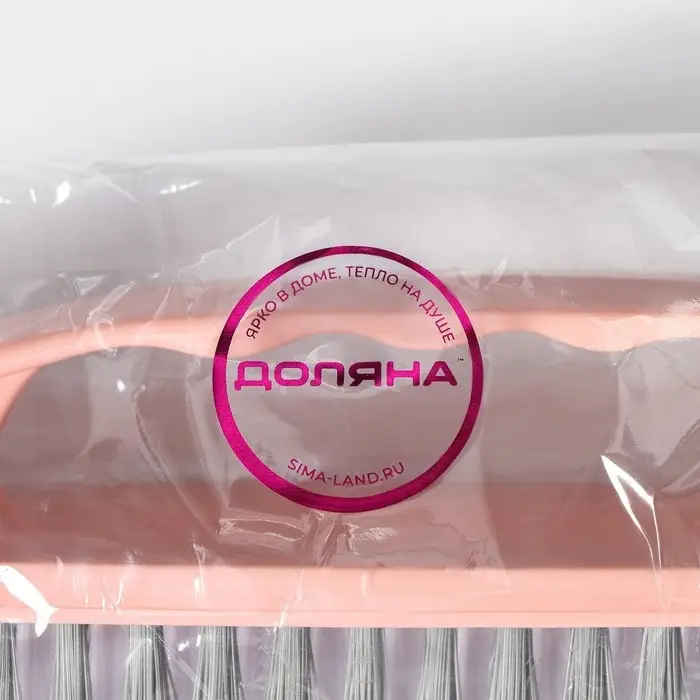 Щётка утюжок для уборки Доляна &laquo;Дельта&raquo;, жёсткая щетина, цельная ручка, 16&times;5&times;6.5 см, цвет МИКС