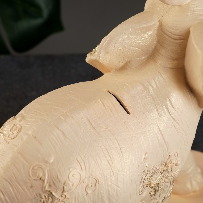 Копилка Копилка "Слон индийский" слоновая кость, 32х15х36см