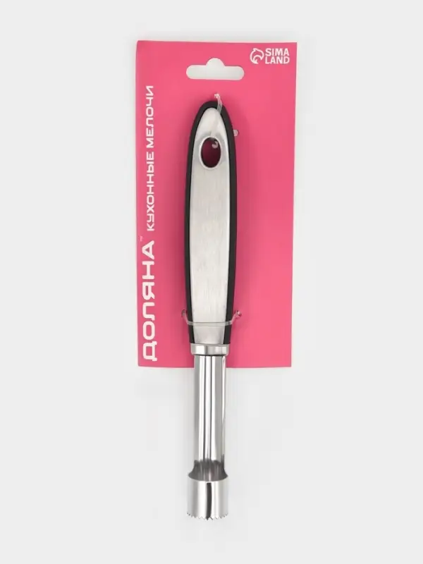 Нож для сердцевины Доляна Blade, 21 см, ручка софт тач, чёрный