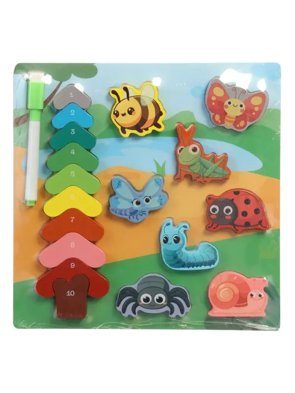 Развивающий сортер "Весёлые насекомые"