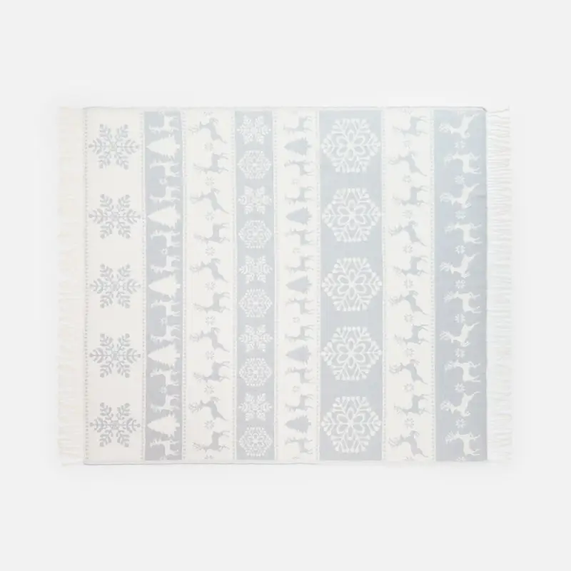 Плед «Скандинавия», серый