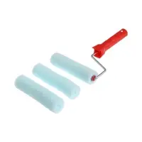 Валик ЛОМ, поролон, 150 мм, рукоятка d=6 мм, D=16 мм, 2 запасных шубки