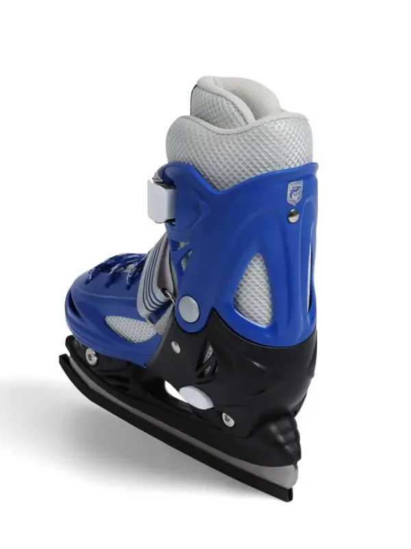Коньки детские раздвижные BlackAqua, р. 30-33, для фитнеса, синие Коньки детские раздвижные BlackAqua, р. 30-33, для фитнеса, синие