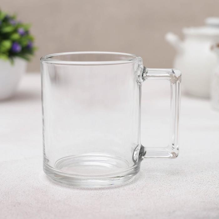 Кружка стеклянная «Фитнес», 250 мл Кружка стеклянная «Фитнес», 250 мл