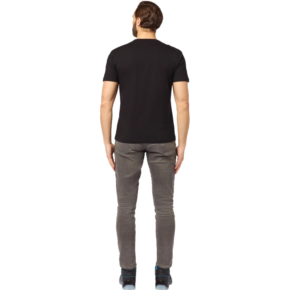 Футболка (160 г.) с кор.рукавом чрн.(L)