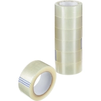 Клейкая лента упаковочная 48мм х 132м 38мкм прозрачная 36 шт/уп СПб