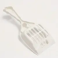 Совок &laquo;Удача&raquo; с креплением к лотку, 24&times;9.5 см, белый