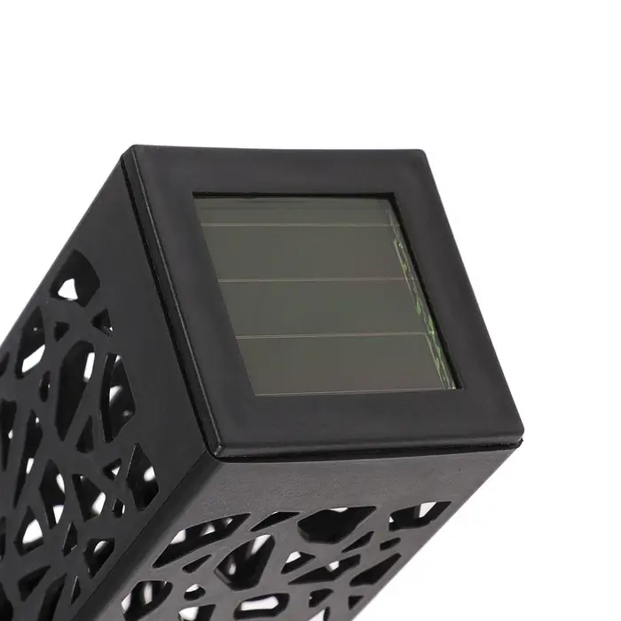 Садовый светильник &laquo;Ажурный&raquo;, уличный, на солнечной батарее, 6&times;29&times;6 см, 1 LED, свечение тёплое белое