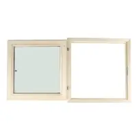 Окно, 60×60см, однокамерный стеклопакет, осина Окно, 60×60см, однокамерный стеклопакет, осина
