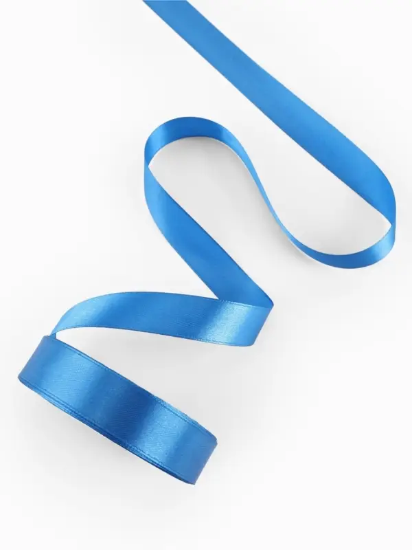 Лента атласная, 20 мм, 23±1 м, лазурно-синяя №97 Лента атласная, 20 мм, 23±1 м, лазурно-синяя №97