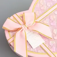 Набор подарочных коробок 3 в 1 сердца, розовый, 22&times;20&times;9; 18.5&times;17&times;7.5; 16&times;14&times;6 см
