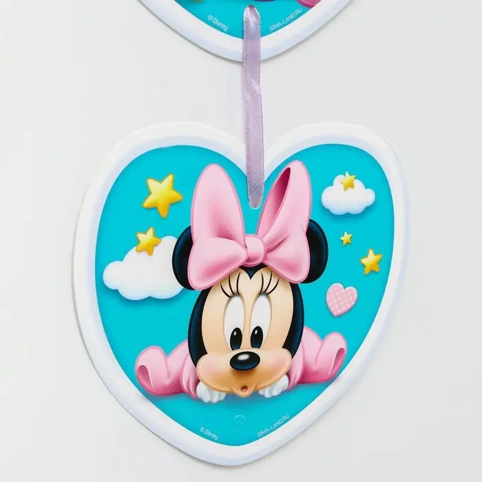 Гирлянда на люверсах «Мне 1 год», длина 137 см, Минни Маус Гирлянда на люверсах «Мне 1 год», длина 137 см, Минни Маус