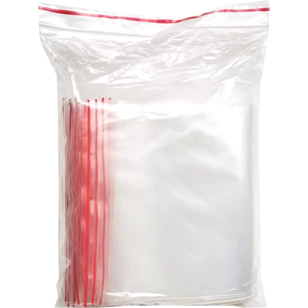 Пакет с замком (Zip Lock) с европодвесом 18 х 25 см, 60 мкм, 100 шт/уп