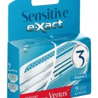 Кассеты женские E-Xact 3 лезвия, 2 шт.