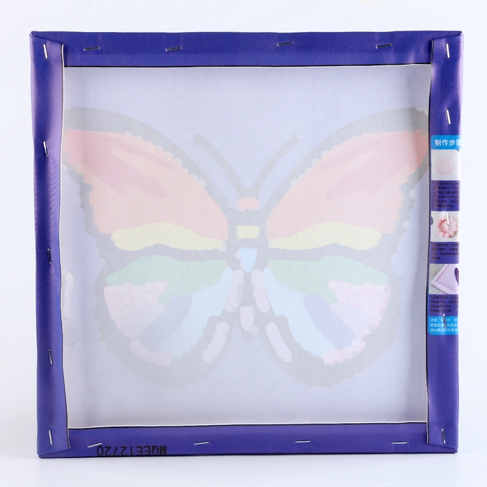 Аппликация помпошками &laquo;Бабочка&raquo;, размер &mdash; 30 &times; 30 см, клей 30 мл