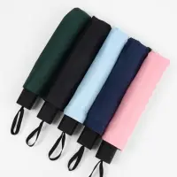 Зонт механический &laquo;Однотон&raquo;, эпонж, 4 сложения, 8 спиц, R=47/55 см, d=94 см, МИКС