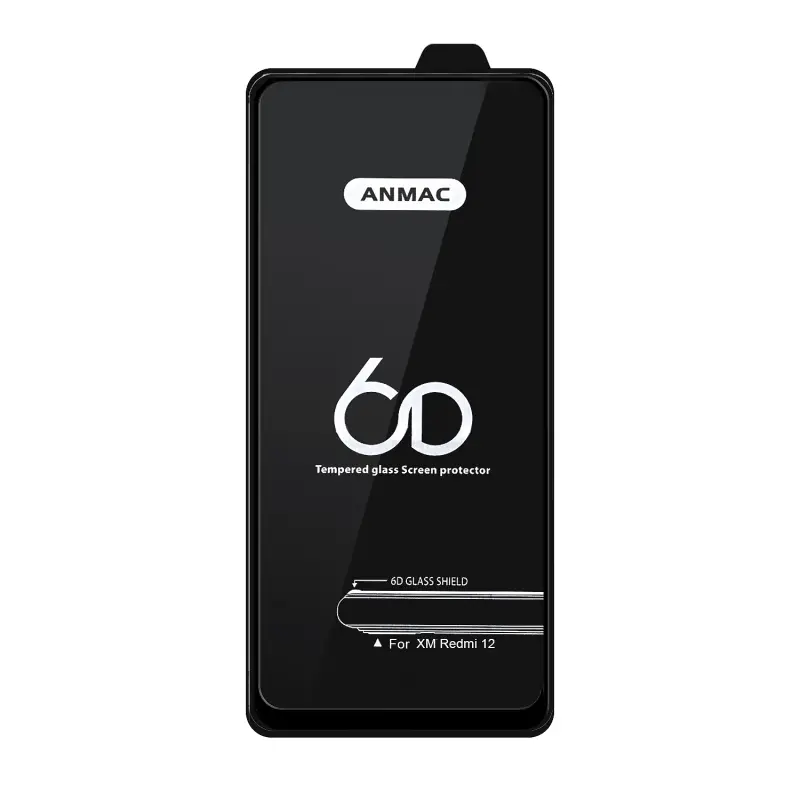 Защитное стекло XM Redmi 12 Anmac 6D Black без упаковки Арт.1137177 (10 шт./уп.) Защитное стекло XM Redmi 12 Anmac 6D Black без упаковки Арт.1137177 (10 шт./уп.)