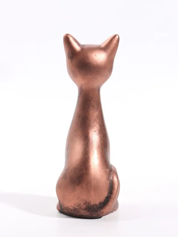 Фигурка декоративная &laquo;Кошка-Нефертити&raquo;, 6.5&times;18 см, бронза