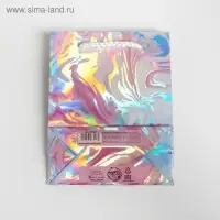 Пакет подарочный голографический, упаковка, «Present», 12 х 15 х 5.5 см Пакет подарочный голографический, упаковка, «Present», 12 х 15 х 5.5 см