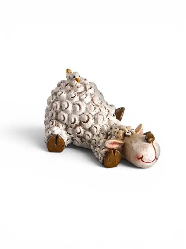 Фигурка &laquo;Бараш с птичкой&raquo;, 10.5&times;8&times;5.5 см