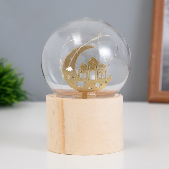 Ночник «Шар-мечеть» LED 3хAG10 шар 8см 6,5х6,5х11,5см Ночник «Шар-мечеть» LED 3хAG10 шар 8см 6,5х6,5х11,5см