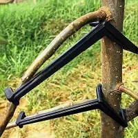 Веткодержатель, h=9 см, подпорка для деревьев, чёрный, Greengo