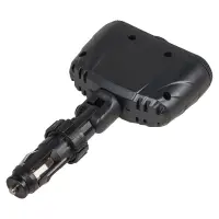 Прикуриватель-разветвитель трансформер 2 гнезда + 2USB, штекер-фиксатор