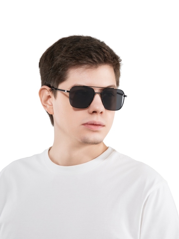 Очки солнцезащитные поляризационные, дужка 13.5 см, ширина 12.8 см, линза 5×5.6 см Очки солнцезащитные поляризационные, дужка 13.5 см, ширина 12.8 см, линза 5×5.6 см