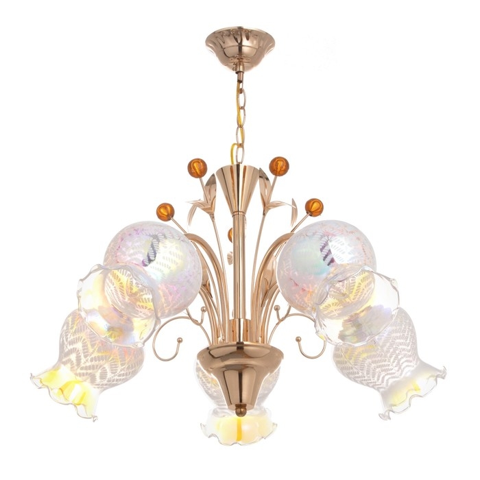 Люстра Люстра "Глори" 5х40Вт Е27 Золото МОДЕЛЬ: 2600545