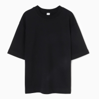 Футболка мужская из органического хлопка MINAKU REGULAR FIT: цвет чёрный, р-р 56